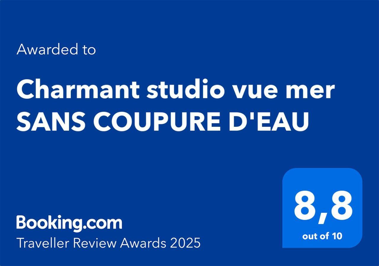 Charmant Studio Vue Mer Sans Coupure D'Eau Le Gosier  Kültér fotó